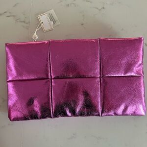 Metallic Pink Clutch